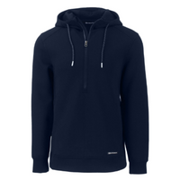 Roam Eco Half Zip Recycled Mens Hooded Pullover