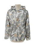 Maple Leaf Print Camouflage Essential Hoodie