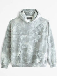 Maple Leaf Print Camouflage Essential Hoodie