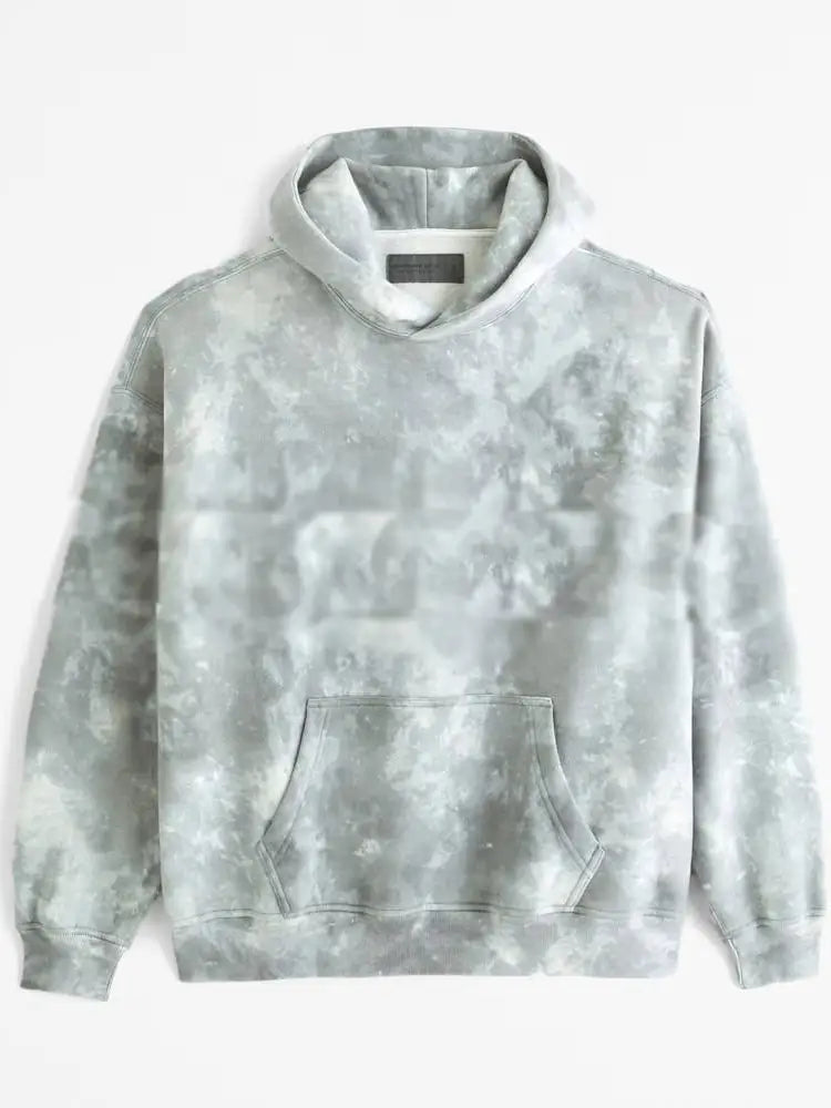 Maple Leaf Print Camouflage Essential Hoodie