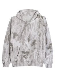 Maple Leaf Print Camouflage Essential Hoodie