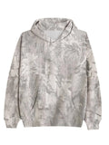 Maple Leaf Print Camouflage Essential Hoodie