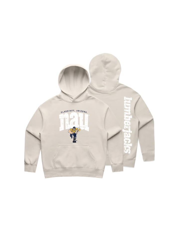 Northern Arizona University Faded Varsity Hoodie - The Collegiate Lineup