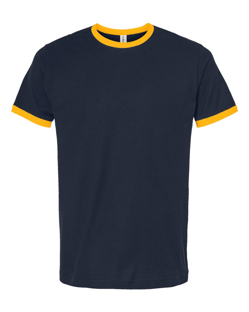 Unisex Fine Jersey Ringer T-Shirt