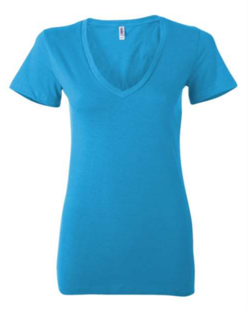 Women’s Jersey Deep V-Neck Tee - The Collegiate Lineup