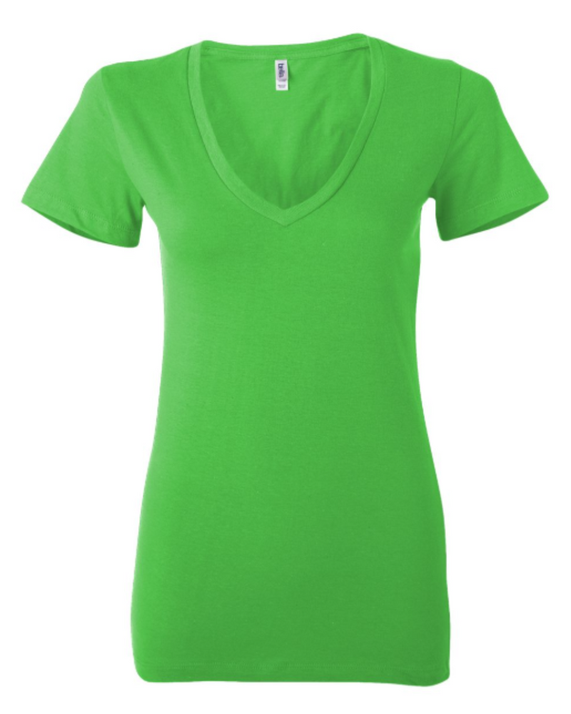 Women’s Jersey Deep V-Neck Tee - The Collegiate Lineup