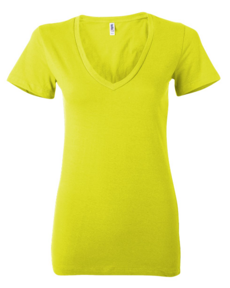 Women’s Jersey Deep V-Neck Tee - The Collegiate Lineup
