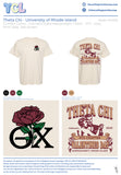 Theta Chi University of Rhode Island #12416 individual shipping