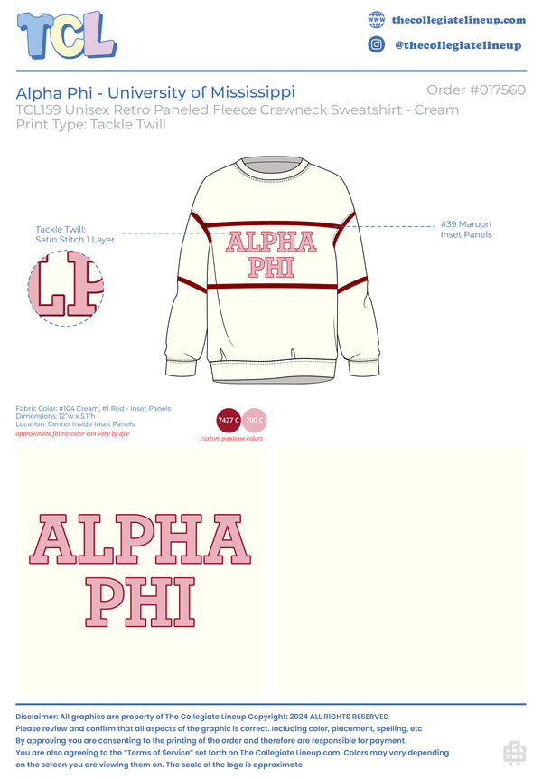 Aphi University of Mississippi #17560