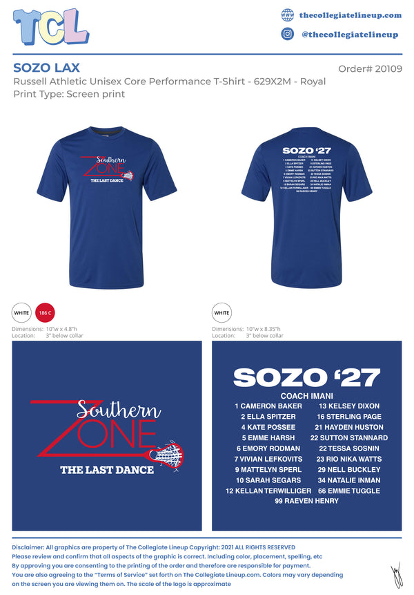 SOZO LAX #20109