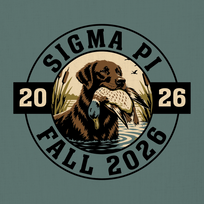 Sigma Pi Fall 2026 Hunting Dog T-Shirt