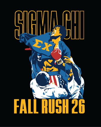 Sigma Chi Fall Rush Sports T-Shirt - 3613