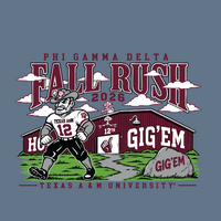 Phi Gamma Delta Fall Rush Sports T-Shirt - 3612