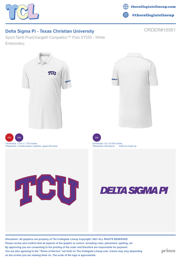 Delta Sigma Pi Texas Christian University #18581
