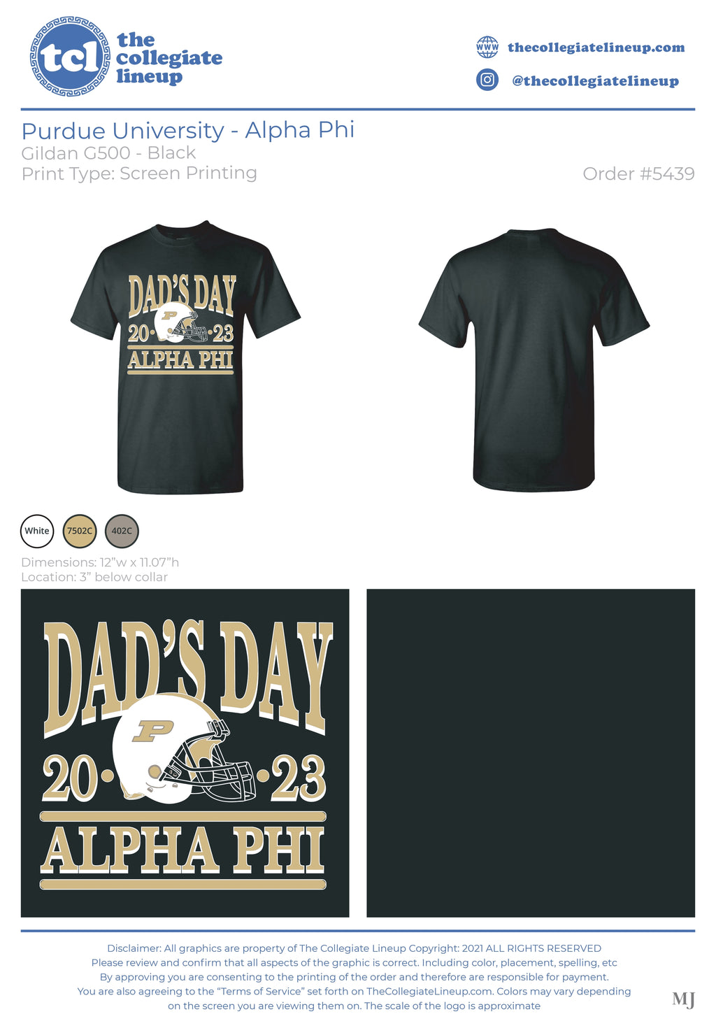Alpha Phi Purdue University #5439 Group Shipping