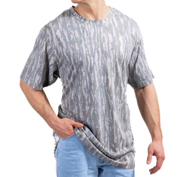 Realtree Tri Blend Short Sleeve Men's Crew Neck Shirt