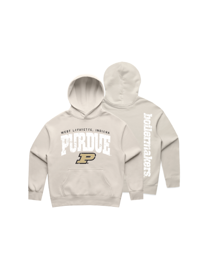 Purdue University Faded Varsity Hoodie - The Collegiate Lineup
