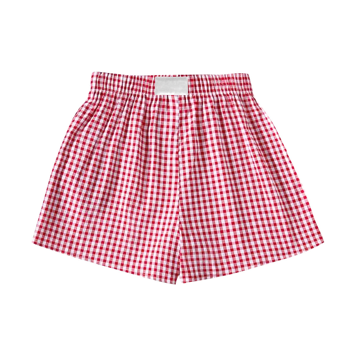 ショートパンツ RONRON RIBBON STRING SHORTS GINGHAM RED RR24BPT3271RD YDKZYMD-Women-Gingham-Boxer-
