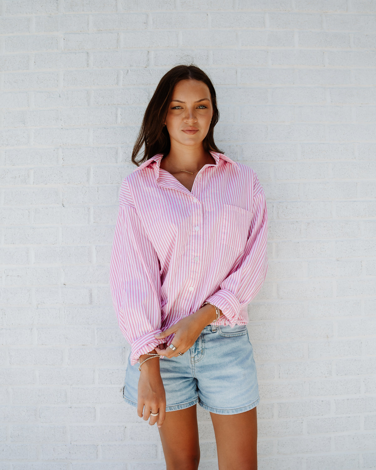 Women’s Classic Oversized Button-Down Shirt