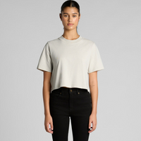 Wo's Heavy Faded Crop Tee