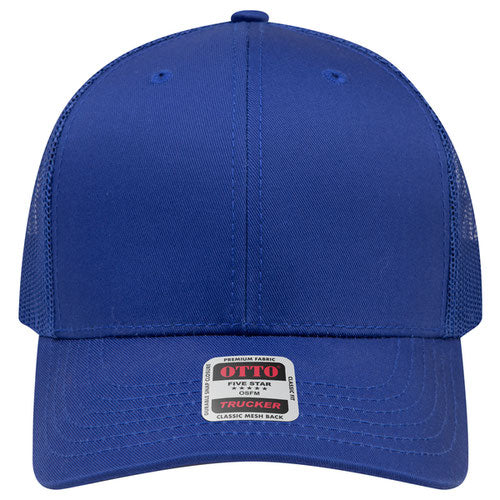 OTTO CAP® 6 Panel Mid Profile Mesh Back Trucker Hat - 112-1