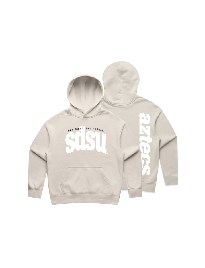 San Diego State University Faded Varsity Hoodie - The Collegiate Lineup