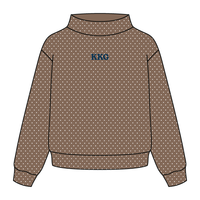 Polka Dot Daydream Full Length Mock Sweatshirt