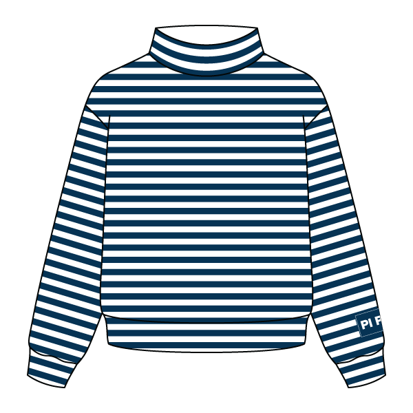 Striped Daydream Full Length Mock Sweatshirt – The Collegiate Lineup