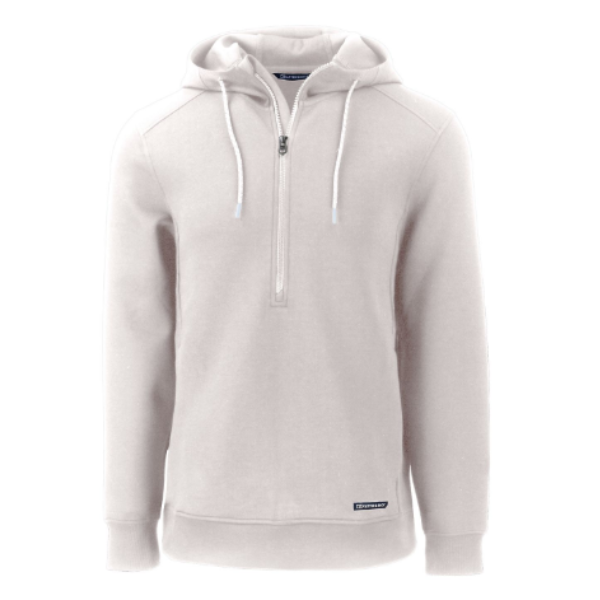 Roam Eco Half Zip Recycled Mens Hooded Pullover