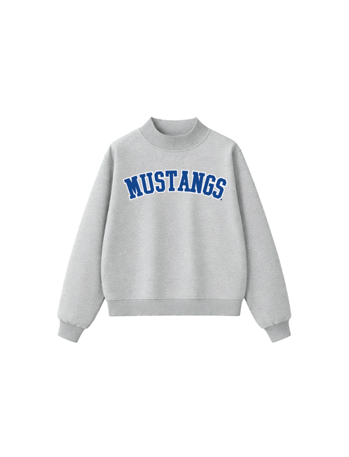 Southern Methodist University College Mockneck - The Collegiate Lineup