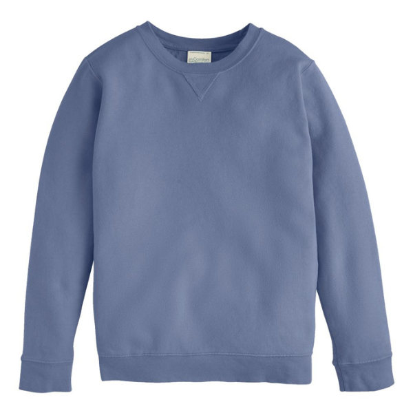 Youth Garment-Dyed Crewneck Sweatshirt