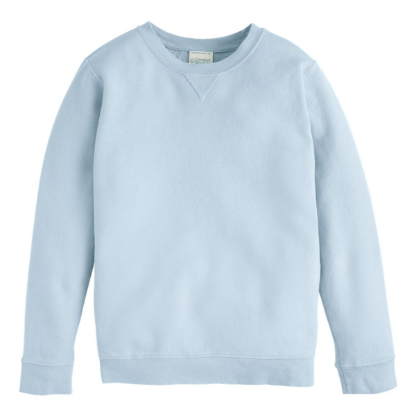Youth Garment-Dyed Crewneck Sweatshirt