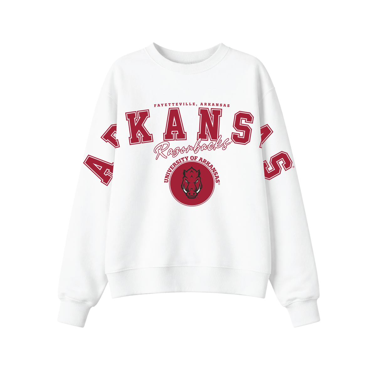 University of Arkansas Backdrop Dolman