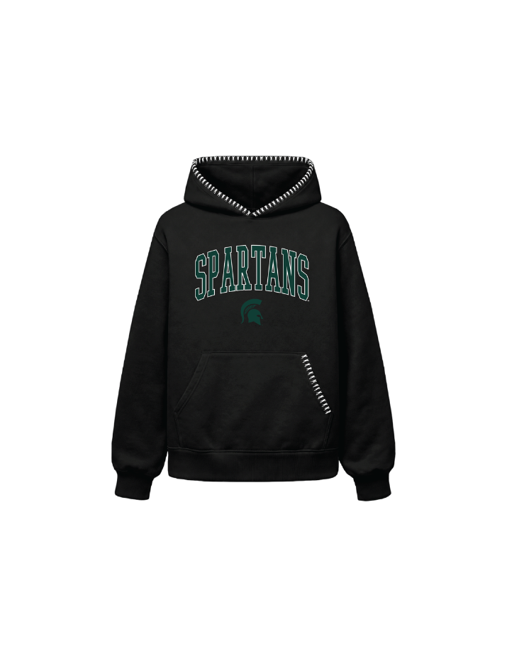 Michigan State University Dropcut Fleece Hoodie