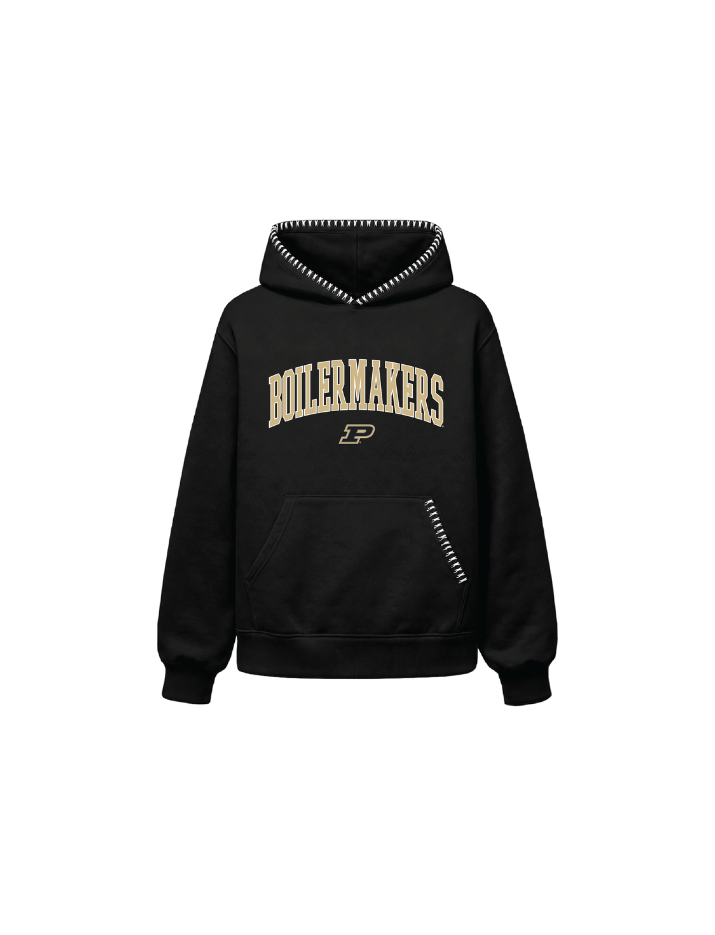 Purdue University Dropcut Fleece Hoodie