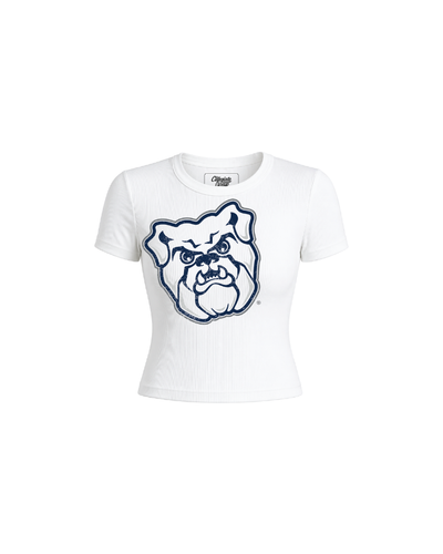 Butler University Ribbed Crop Tee
