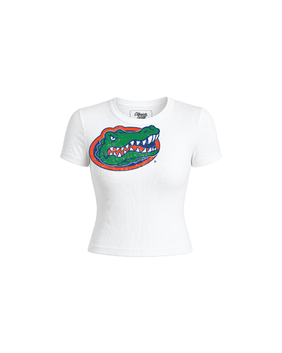 University of Florida Ribbed Crop Tee