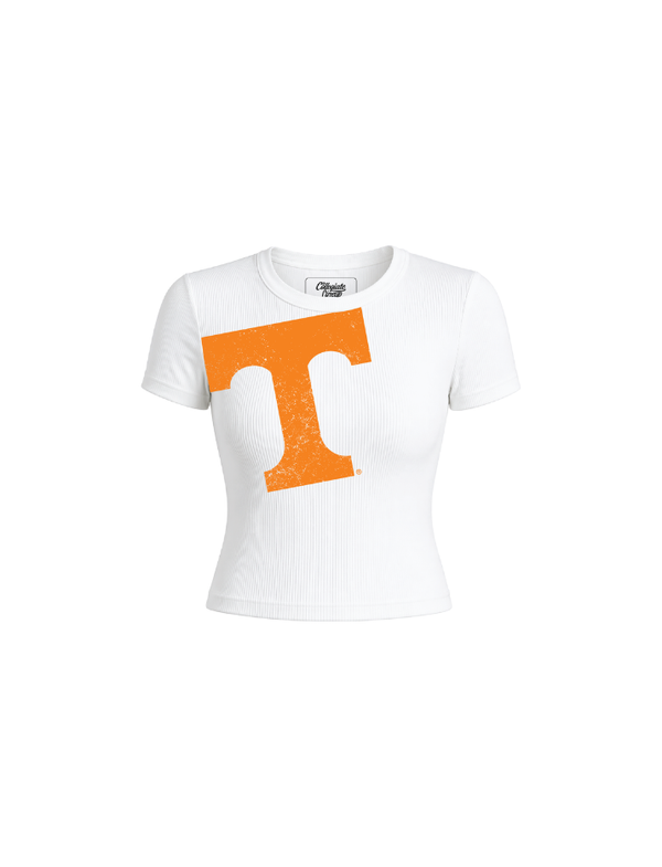 University of Tennessee Ribbed Crop Tee