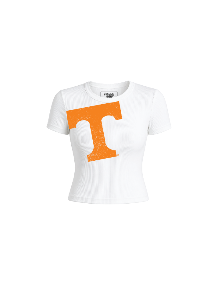 University of Tennessee Ribbed Crop Tee