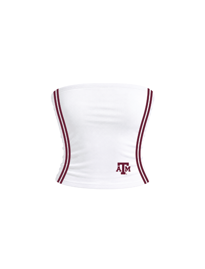 Texas A&M Ringer Tube Top