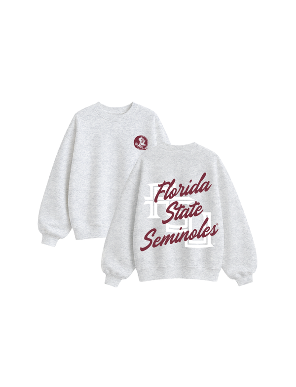 Florida State University Oversized Fleece Crewneck