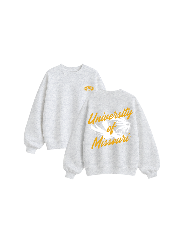 University of Missouri Oversized Fleece Crewneck