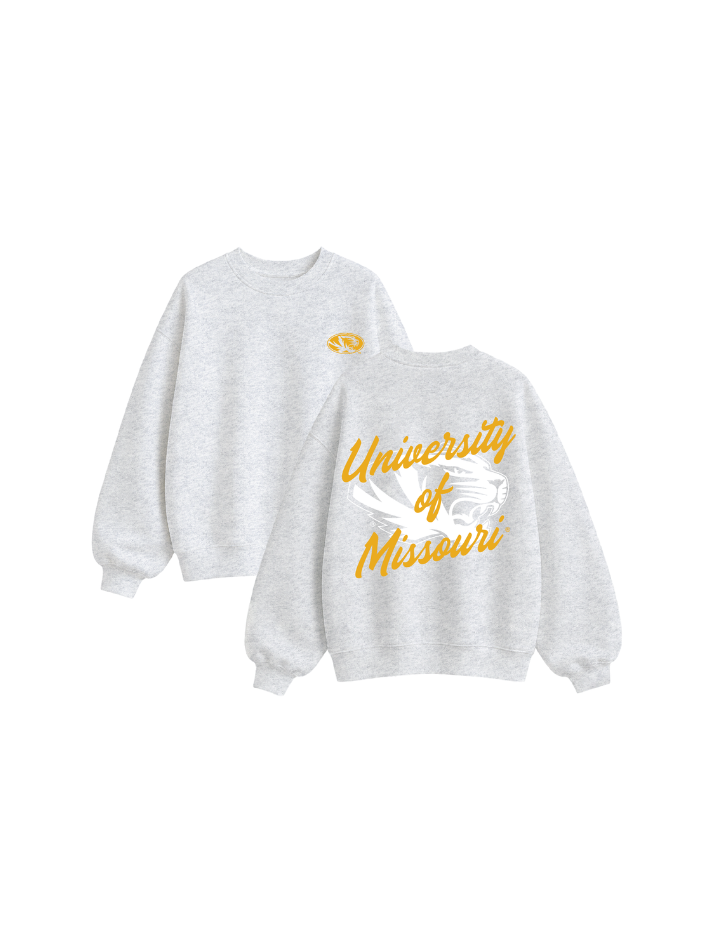 University of Missouri Oversized Fleece Crewneck