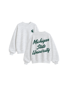 Michigan State University Oversized Fleece Crewneck
