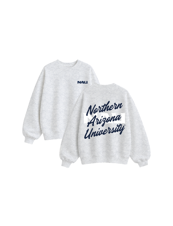 Northern Arizona University Oversized Fleece Crewneck
