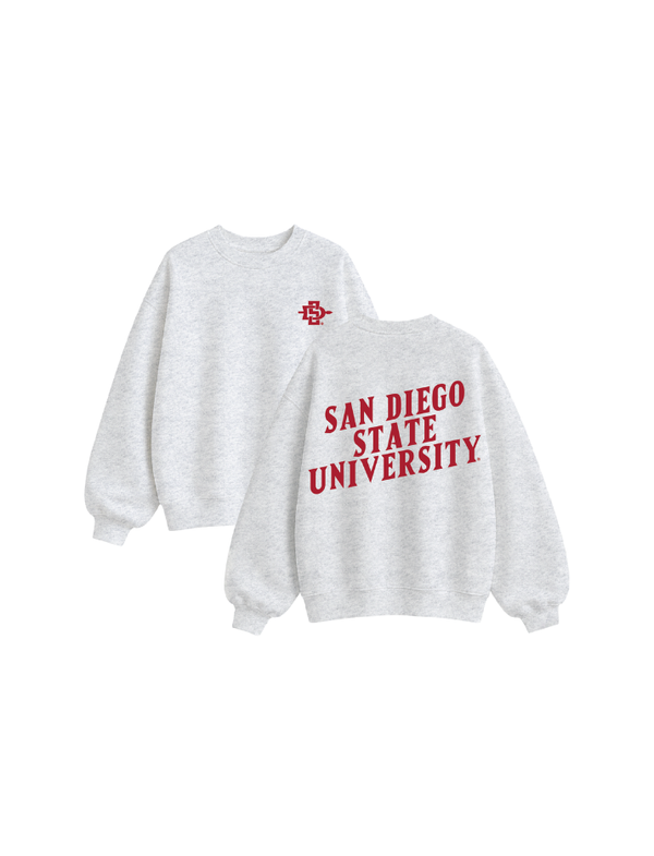 San Diego State University Oversized Fleece Crewneck