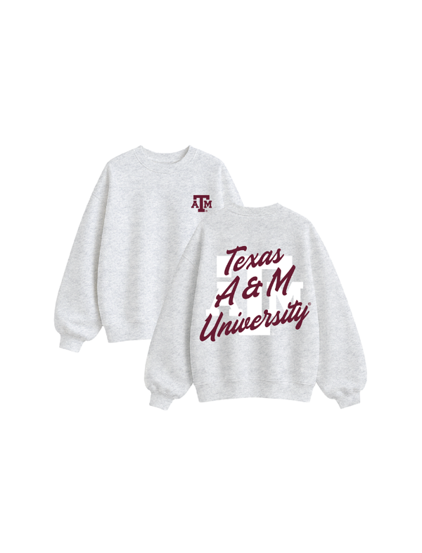 Texas A&M Oversized Fleece Crewneck