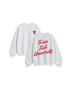 Texas Tech University Oversized Fleece Crewneck