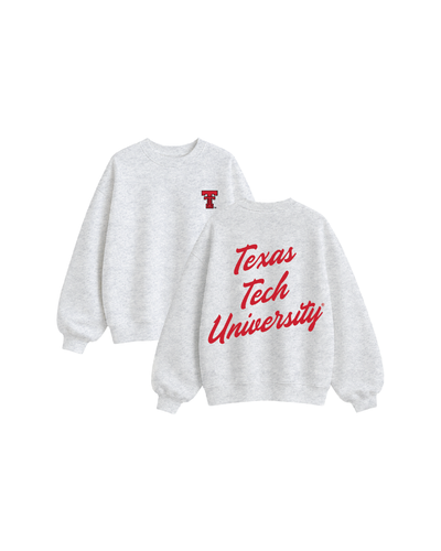 Texas Tech University Oversized Fleece Crewneck