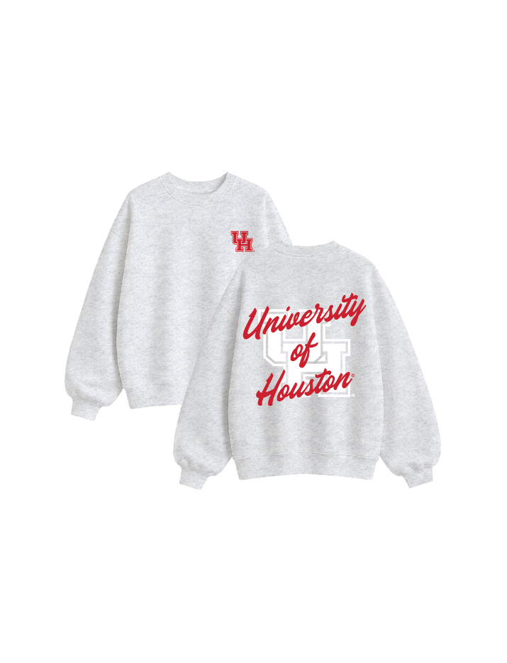 University of Houston Oversized Fleece Crewneck